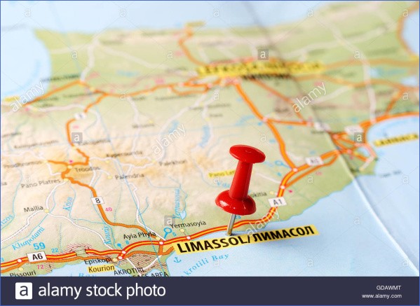 limassol road map detailed road map of limassol 15 Limassol Road Map – Detailed Road Map of Limassol