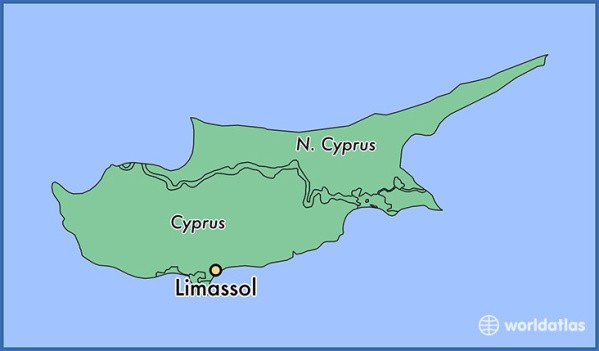 map of limassol limassol map 12 Map of Limassol Limassol Map