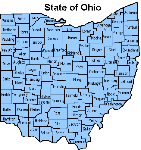 map of ohio 10 Map of Ohio