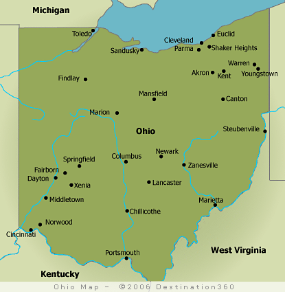 map of ohio 12 Map of Ohio
