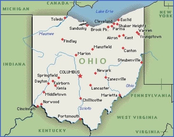 map of ohio 5 Map of Ohio