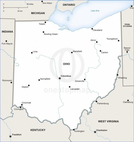 map of ohio 9 Map of Ohio