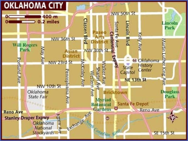 map of oklahoma city 17 Map of Oklahoma City