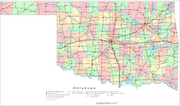 map of oklahoma city 19 Map of Oklahoma City