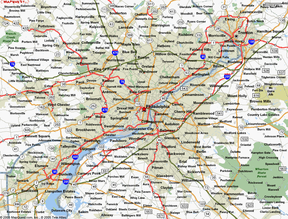 map of philadelphia 12 Map of Philadelphia