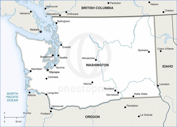 map of washington 6 Map of Washington