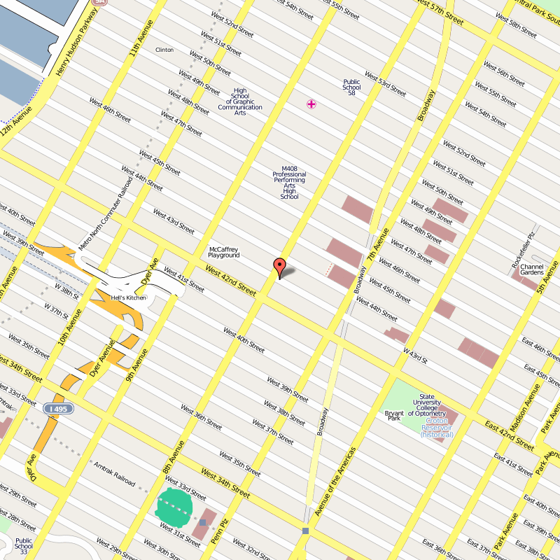 new york times square map 12 New York Times Square Map