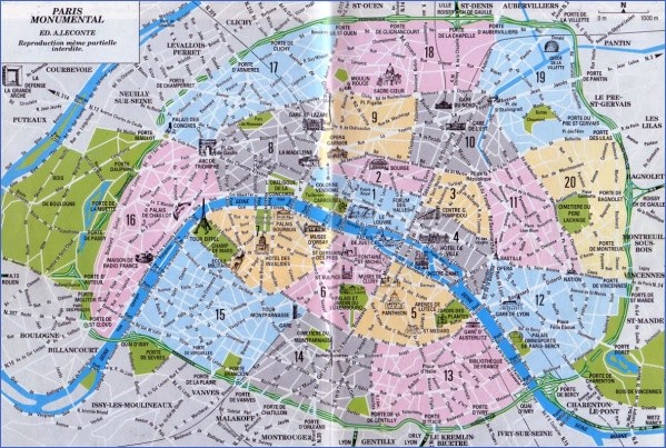 paris city map 0 Paris City Map