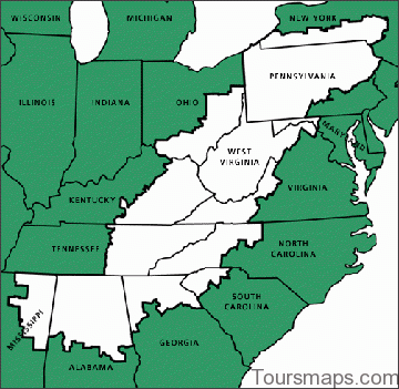 appalachian map 12 Appalachian Map