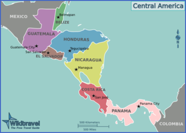central america map 8 Central America Map