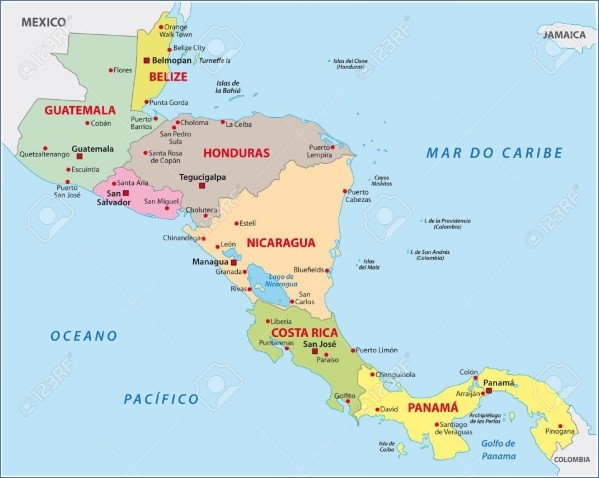 central america map 9 Central America Map