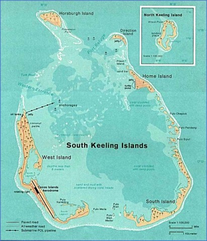 cocos island map 14 Cocos Island Map