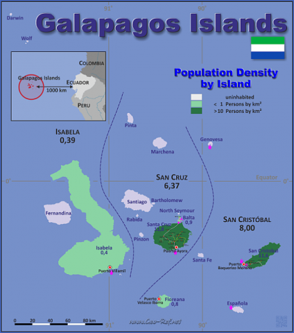 galapagos map 14 Galapagos Map