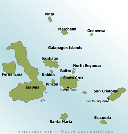 galapagos map 8 Galapagos Map
