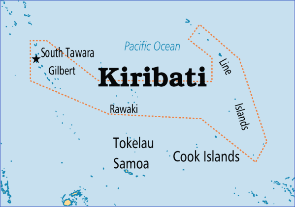 kiribati map 10 Kiribati Map