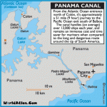 panama canal map 19 150x150 Panama Canal Map