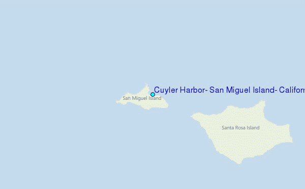 san miguel island map 11 San Miguel Island Map