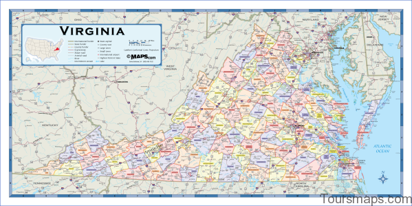 virginia map 1 Virginia Map