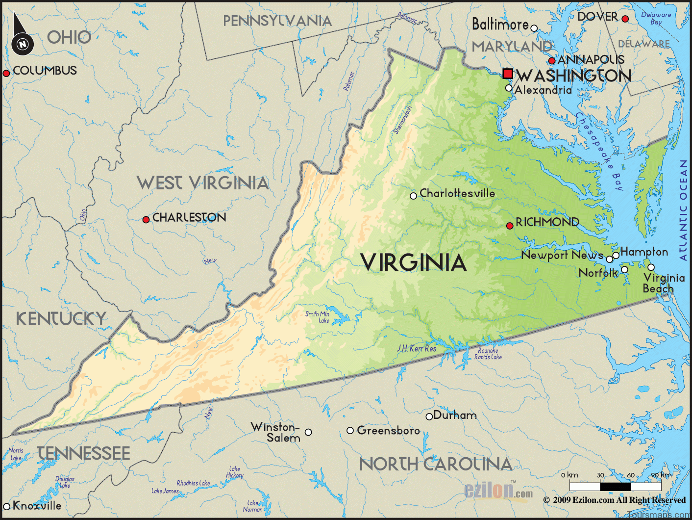 virginia map 18 Virginia Map