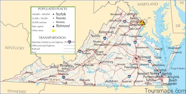 virginia map 4 Virginia Map