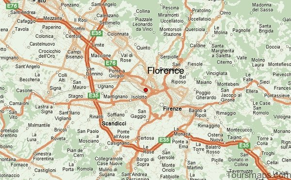 map of florence 12 Map of Florence