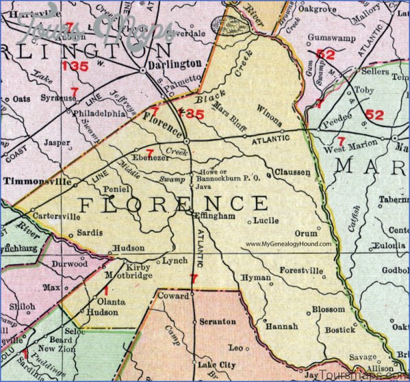 map of florence 16 Map of Florence