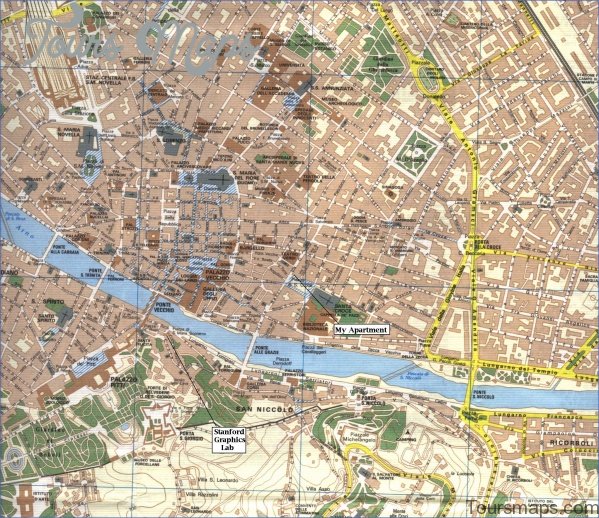 map of florence 8 Map of Florence