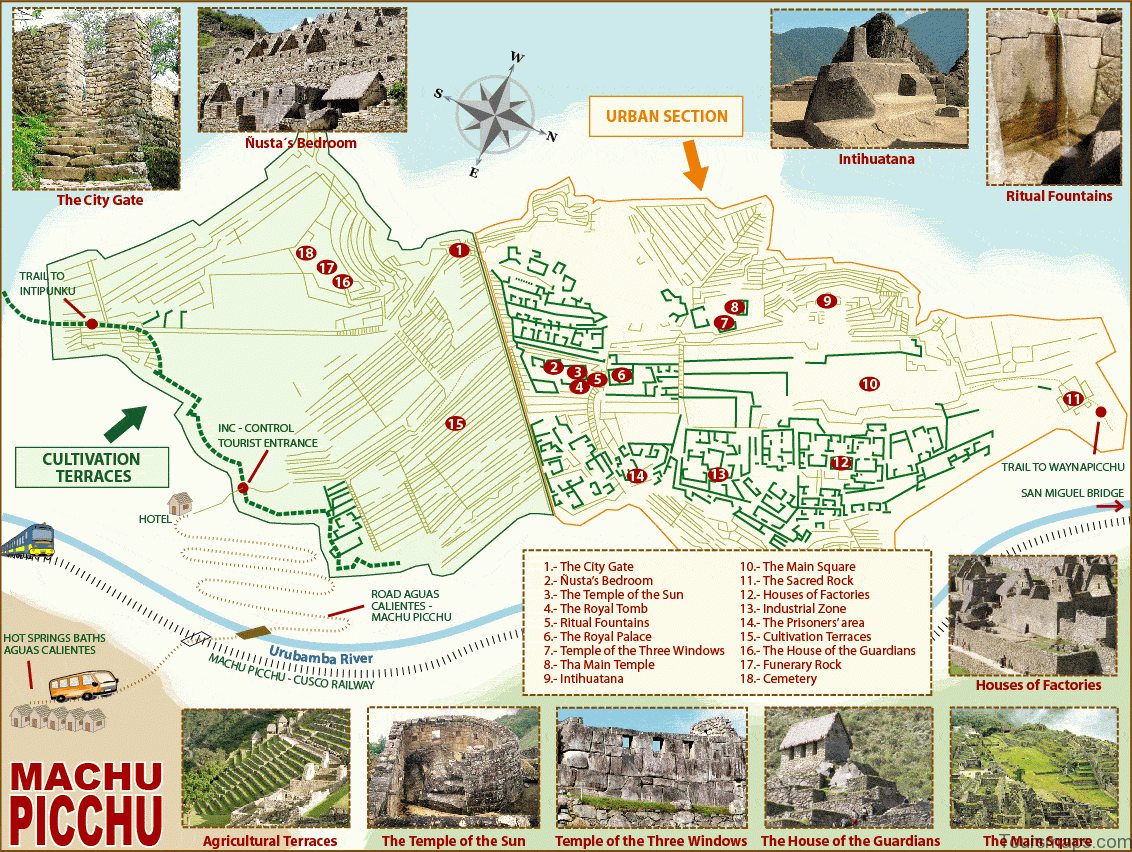 map of machu picchu peru 0 Map of Machu Picchu Peru
