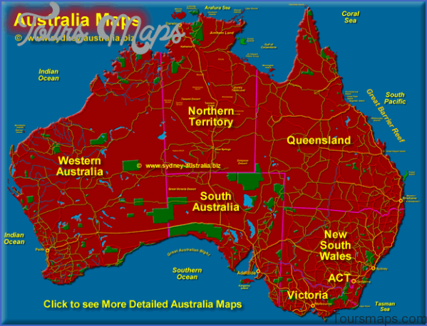 australiamaps Northern Territory Australia Map and Travel Guide