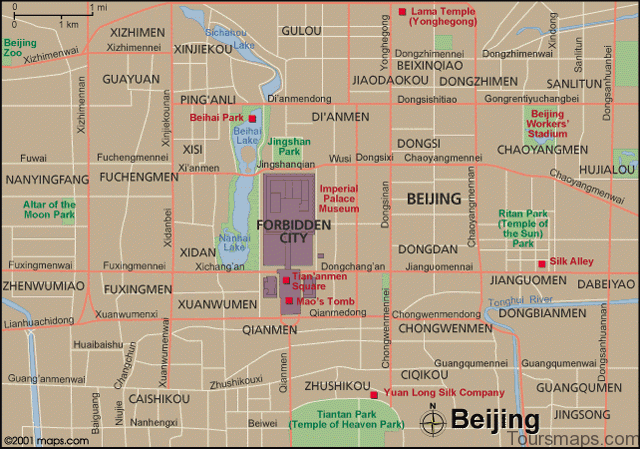 beijing map and travel guide 10 Beijing Map and Travel Guide