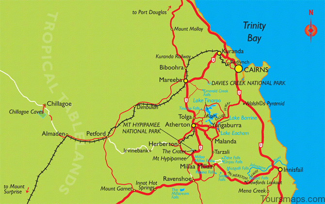 cairns map and travel guide 7 Cairns Map and Travel Guide