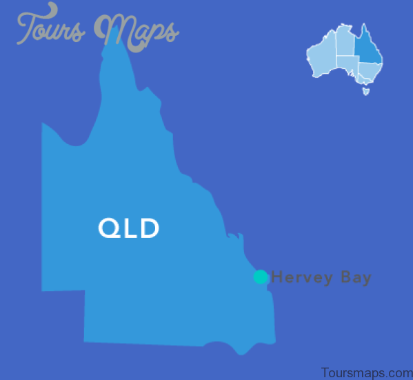 herveybay Queensland Map and Travel Guide