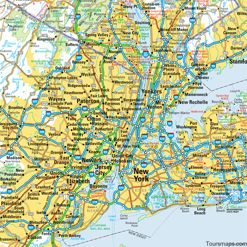 map of new york city 141 Map of New York City