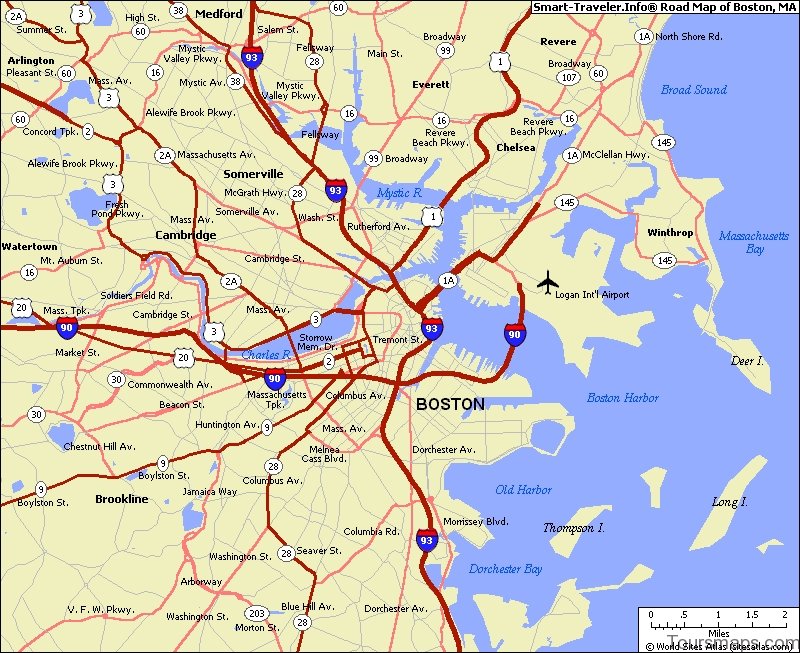 north america map of boston 14 North America Map of Boston