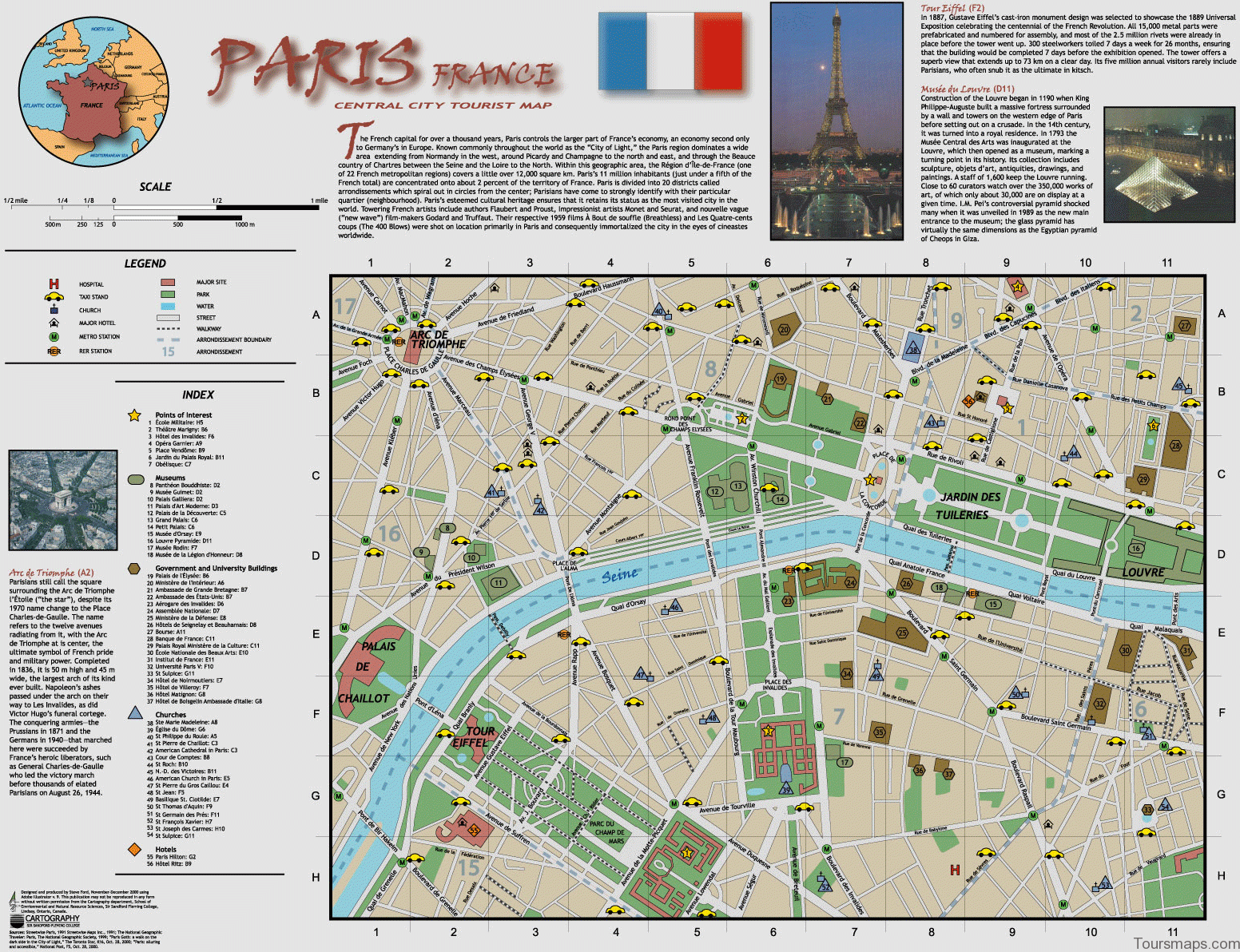 paris map and travel guide 16 Paris Map and Travel Guide