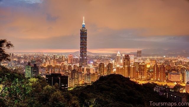 Taipei 101 and Taiwan Skyline from Elephant Mountain