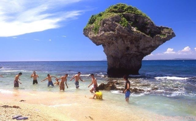 Vase Rock at Little Liuqiu Island,Taiwan