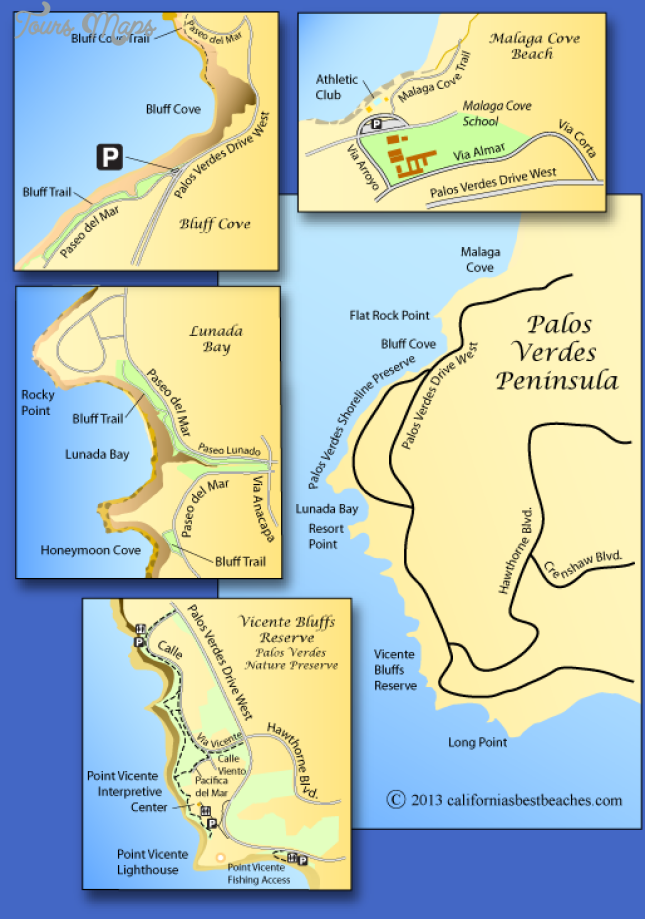 bluff cove to lunada bay map 7 Bluff Cove to Lunada Bay Map