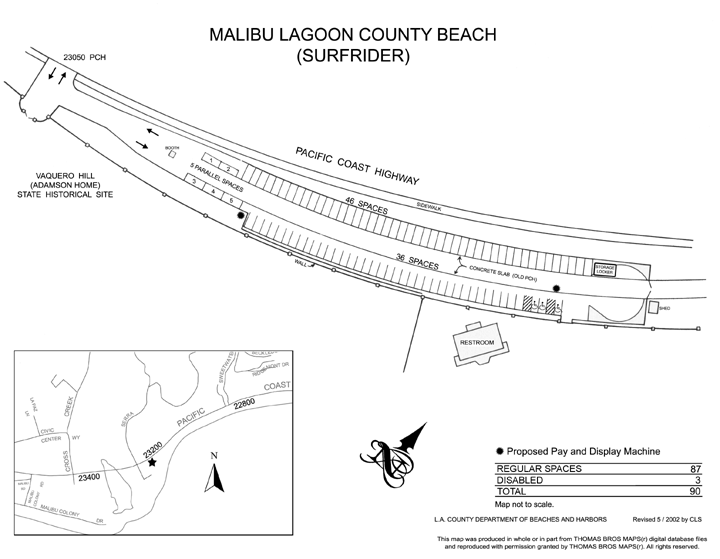 malibu lagoon state beach map 5 Malibu Lagoon State Beach Map