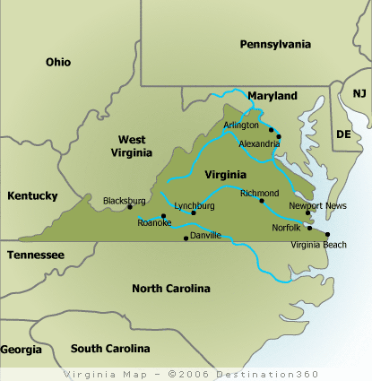where is virginia virginia map location 4 Where is Virginia ? Virginia Map Location
