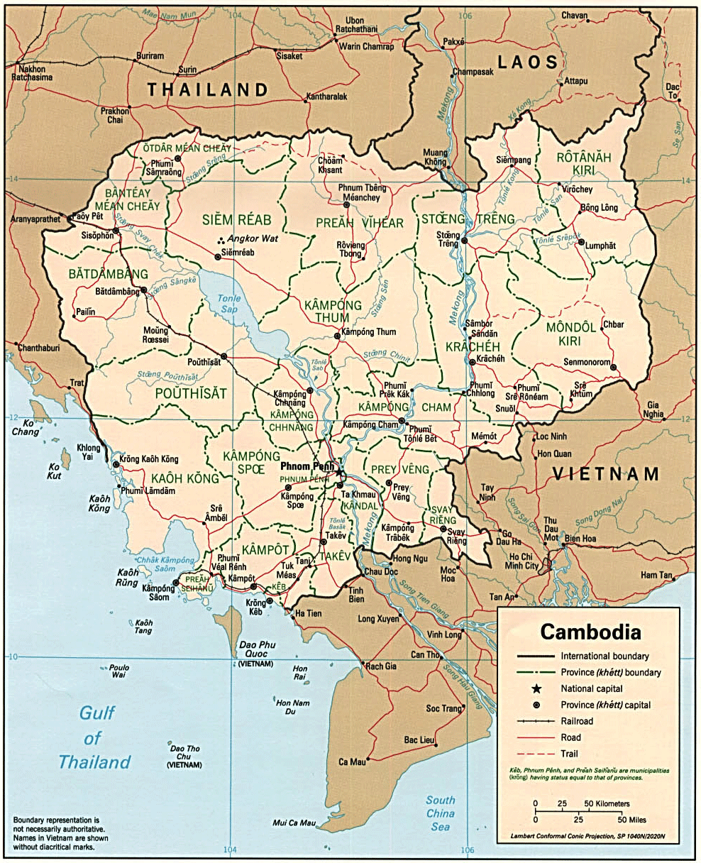 cambodia map map of cambodia  12 Cambodia Map   Map Of Cambodia
