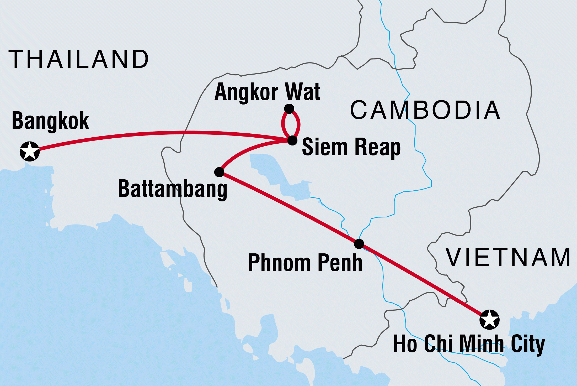 map vietnam cambodia siem reap cambodia map  8 Map Vietnam Cambodia   Siem Reap Cambodia Map
