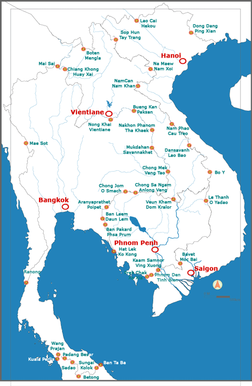 vietnam cambodia map vietnam and cambodia map  5 Vietnam Cambodia Map   Vietnam And Cambodia Map