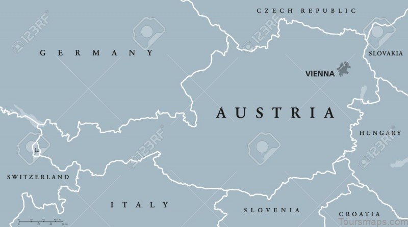 austria map political google map of vienna austria