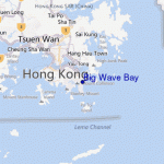 map of big wave bay beach hong kong map english