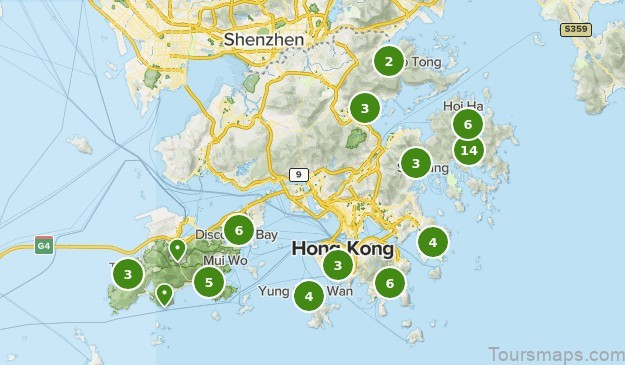 map of big wave bay beach hong kong map english 2