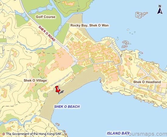 map of shek o beach hong kong 1