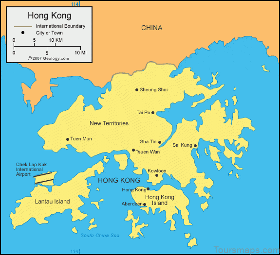 map of shek o beach hong kong