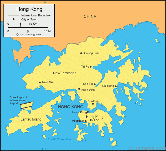 %name Map of Shek O Beach, Hong Kong Map