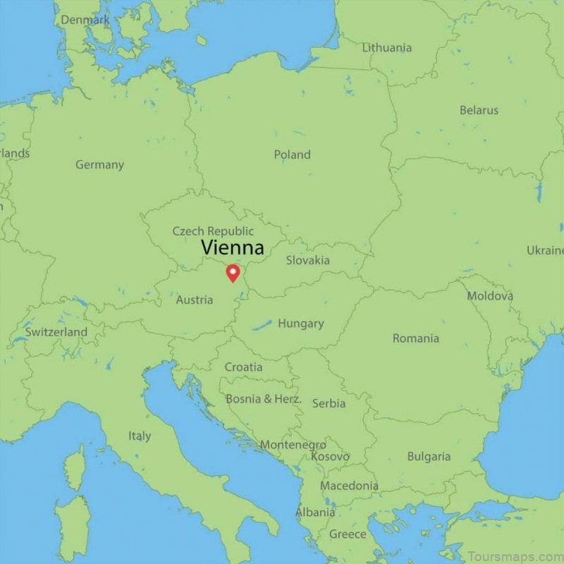 map of vienna holiday in vienna1